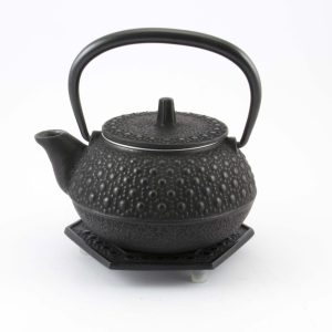 KIKKO nero con sottoteiera 30 cl Iwachu