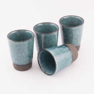 Set  4 tazze Turchese