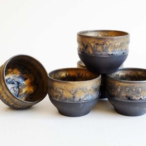 Set da 5 tazzine GOLDEN BROWN JD2476