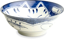 due ciotole ramen blue cat 186040133