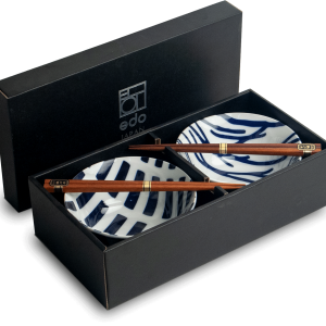 set 2 ciotole con chopstick 186050047