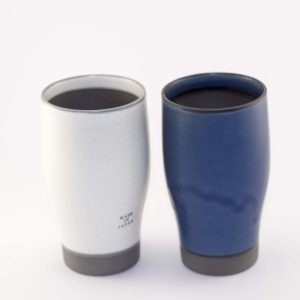 Mug bianco e bluette CAT287-527