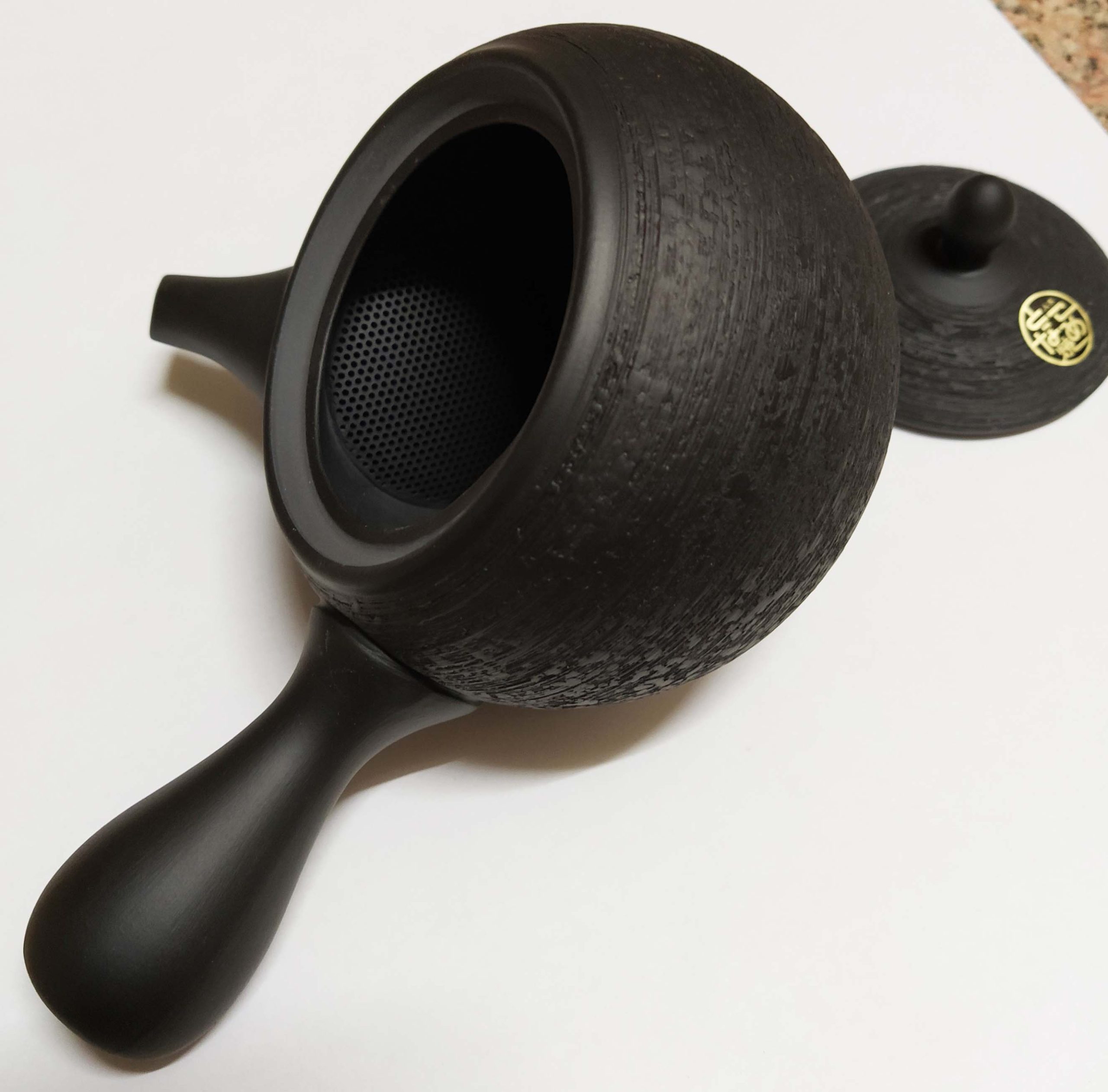 Tokoname black ribbed 400 ml CM-400-024 - immagine 2