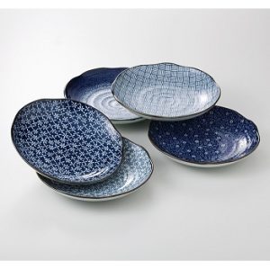 set 5 piatti decorati CSK52635
