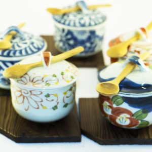 Saiegawari bowl with coaster