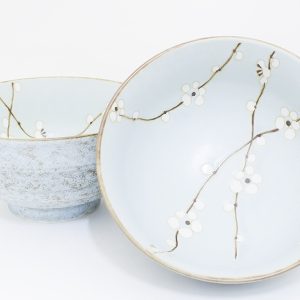 Set 3  ciotole  azzurre con motivo floreale CHG165