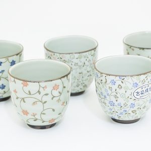 Set 5 tazzine floreali CMR80-1-96