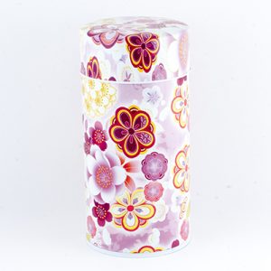 Tea caddy metallo serigrafato TCAD24