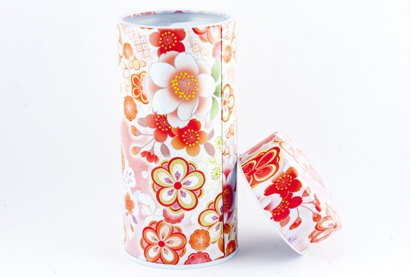 Tea caddy metallo serigrafato TCAD25 - immagine 2