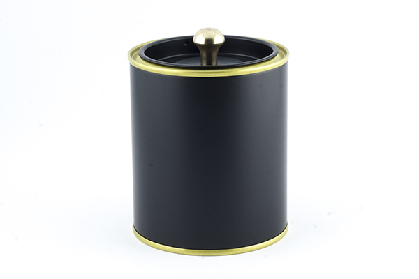 Tea caddy metallo serigrafato TCAD27
