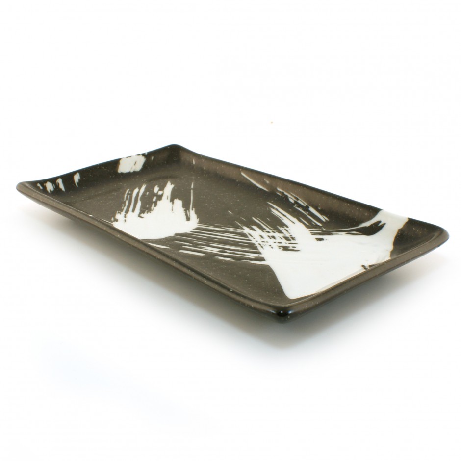 piatto nero-bianco AB223-1-34G