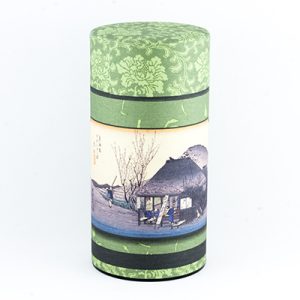 Tea caddy carta di riso stampata TCAD16